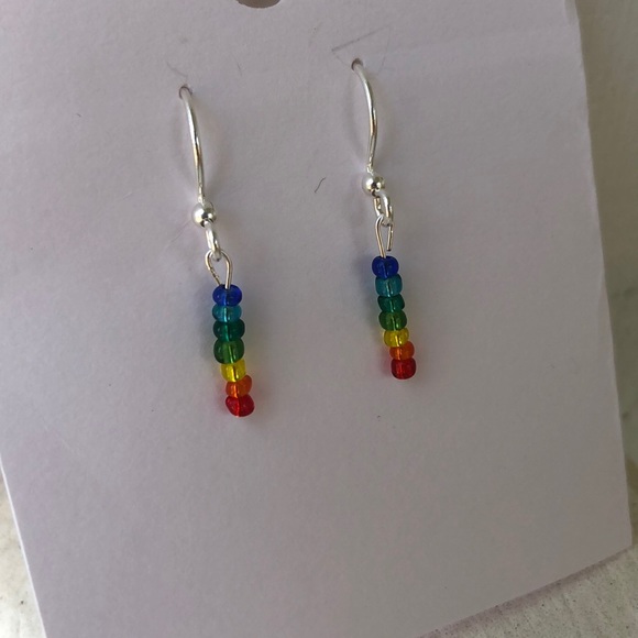 Handmade ❤️ Rainbow Earrings - Picture 3 of 3